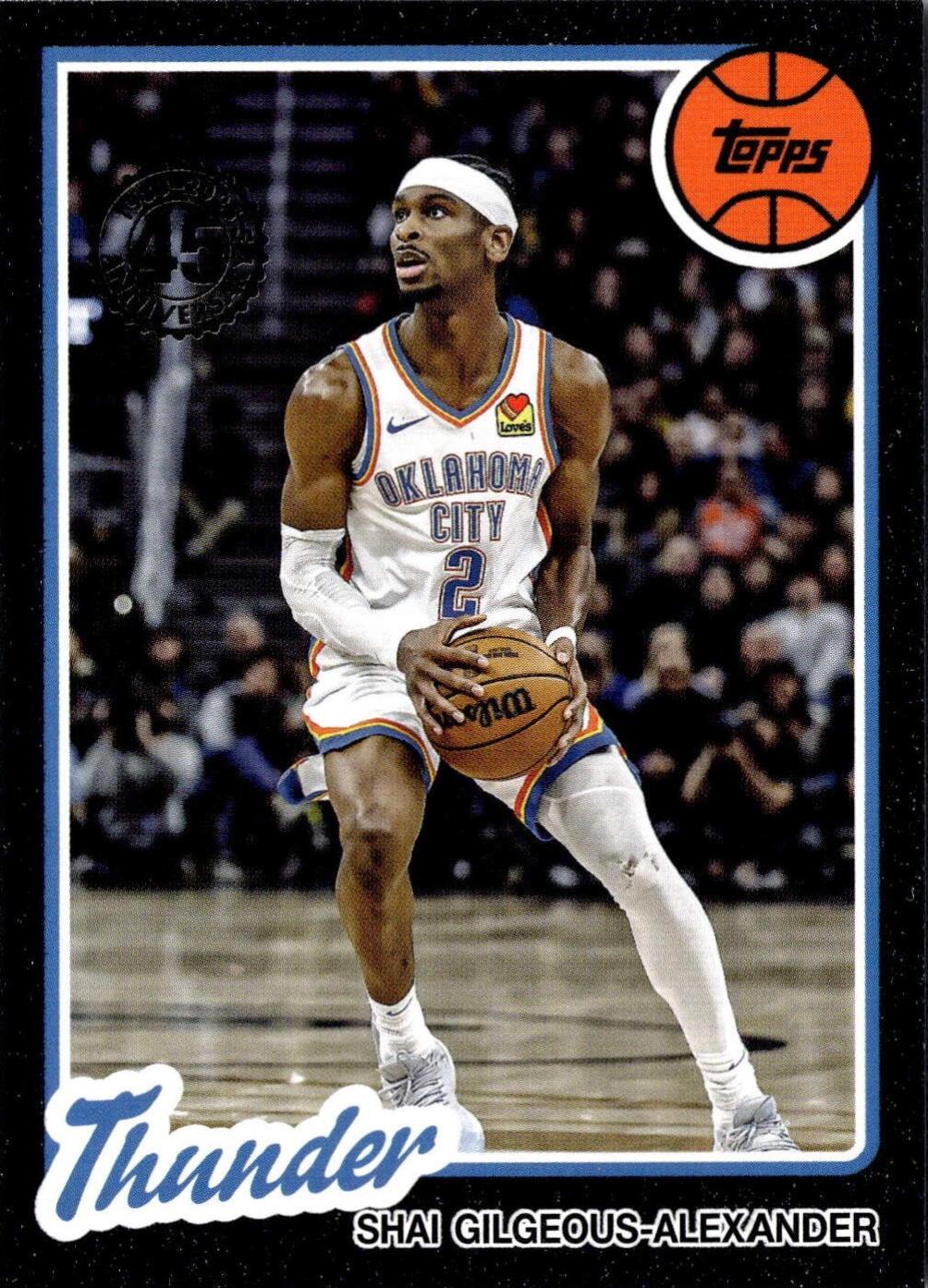 2025 Topps 1980 Shai Gilgeous-Alexander #80BK-91 card
