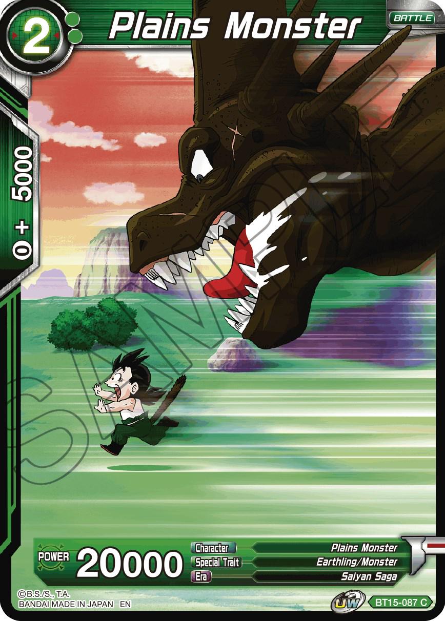 Plains Monster BT15-087 Dragon Ball Super Saiyan Showdown