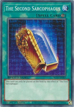 The Second Sarcophagus SGX3-ENI07 YuGiOh Speed Duel GX: Duelists of Shadows