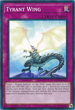 Tyrant Wing LEDD-ENA33 YuGiOh Legendary Dragon Decks