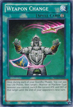 Weapon Change SD10-EN028 YuGiOh Structure Deck: Machine Re-Volt