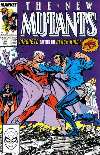 New Mutants #75 (1989) Cover Art
