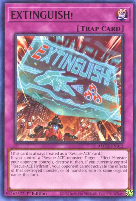EXTINGUISH! AMDE-EN012 YuGiOh Amazing Defenders