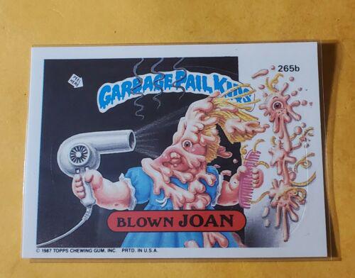Blown JOAN #265b 1987 Garbage Pail Kids