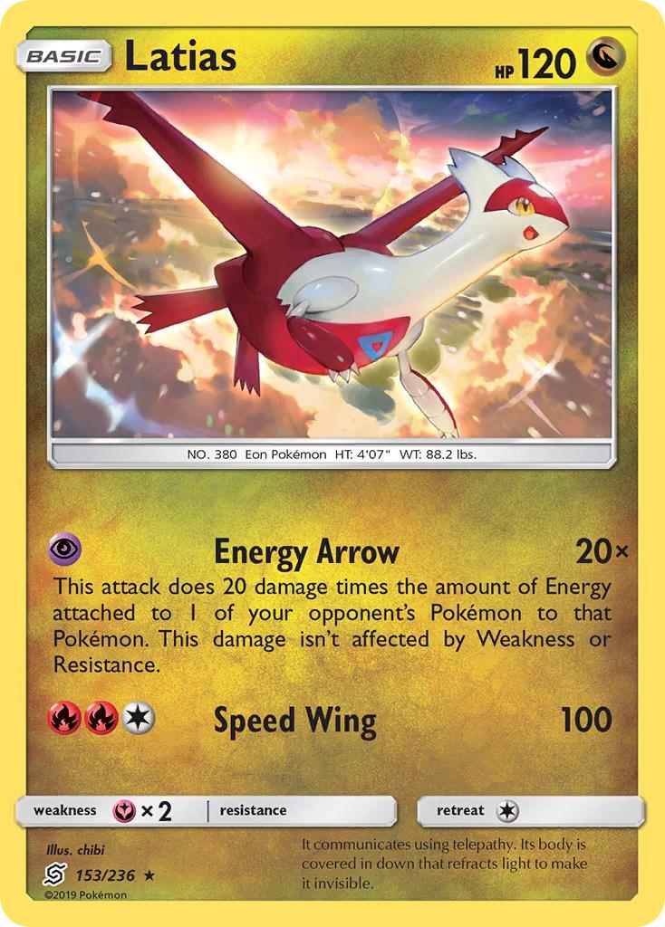 Latias #153 Pokemon Unified Minds