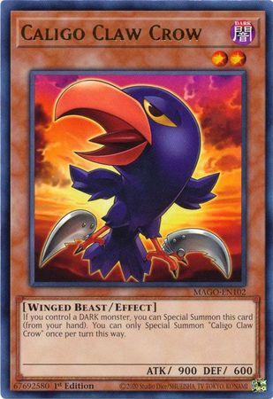 Caligo Claw Crow MAGO-EN102 YuGiOh Maximum Gold