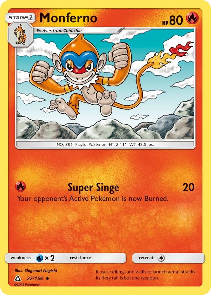 Monferno #22 Pokemon Ultra Prism