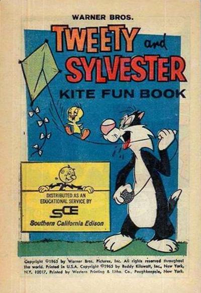 Tweety and Sylvester (1965) Comic Books Kite Fun Book