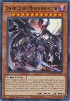 Darklord Morningstar MAGO-EN105 YuGiOh Maximum Gold