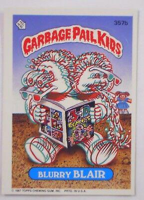 Blurry BLAIR #357b 1987 Garbage Pail Kids