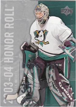 Jean-Sebastien Giguere #1 2003 Upper Deck Honor Roll Hockey