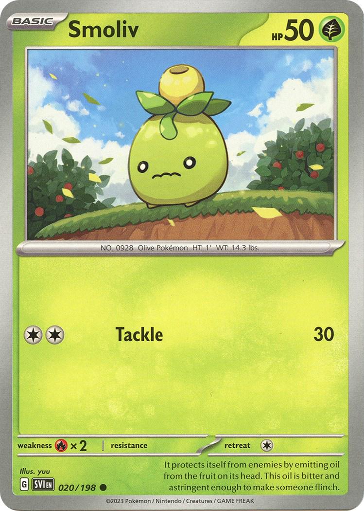 Smoliv #20 Pokemon Scarlet & Violet
