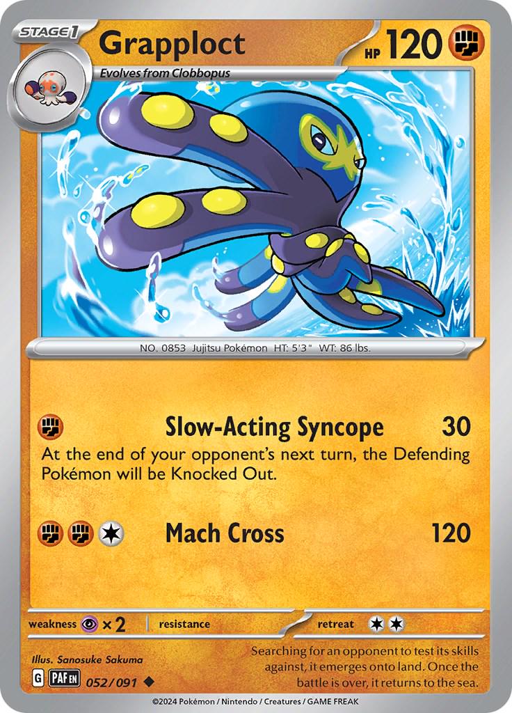 Grapploct #52 Pokemon Paldean Fates