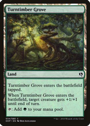 Turntimber Grove #034 Magic Zendikar vs Eldrazi