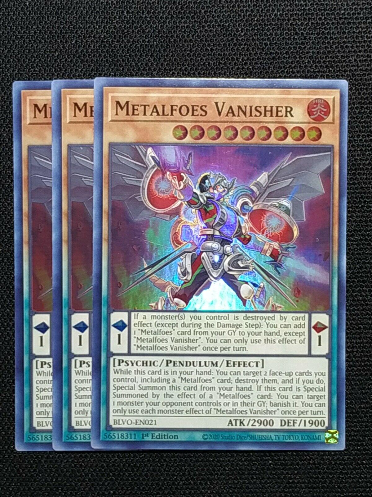 Metalfoes Vanisher BLVO-EN021 YuGiOh Blazing Vortex