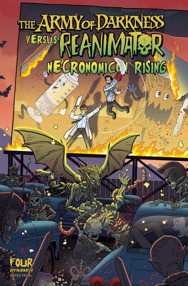 Army of Darkness vs. Reanimator: Necronomicon Rising #4 (2022) Comic Books Army of Darkness vs. Reanimator: Necronomicon Rising