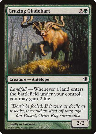 Grazing Gladehart Magic Commander 2013