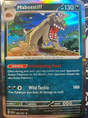 Mabosstiff #63 Prices | Pokemon Paldean Fates | Pokemon Cards Mabosstiff #63 Prices | Pokemon Paldean Fates | Pokemon Cards
