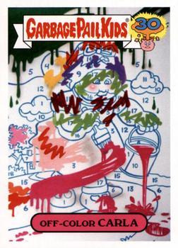 Off-Color CARLA #3a 2015 Garbage Pail Kids