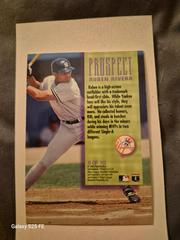 Back Of Card | Ruben Rivera Baseball Cards 1996 Fleer Prospects