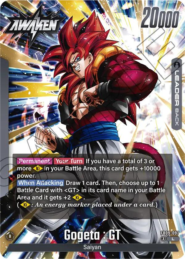 ゴジータ：GT L⭐︎ FB09-097 Gogeta: GT FB09-097 Prices | Dragon Ball Fusion World Dual