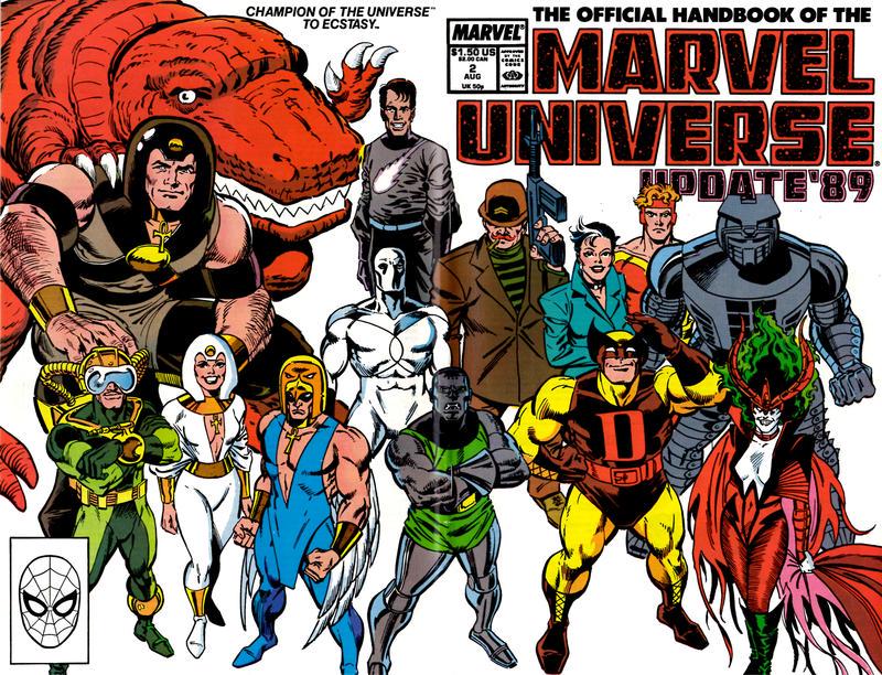 Official Handbook of the Marvel Universe #2 (1989) Comic Books Official Handbook of the Marvel Universe