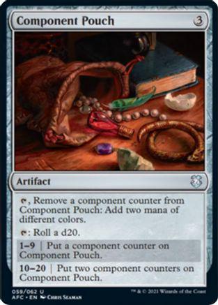 Component Pouch Magic Adventures in the Forgotten Realms Commander