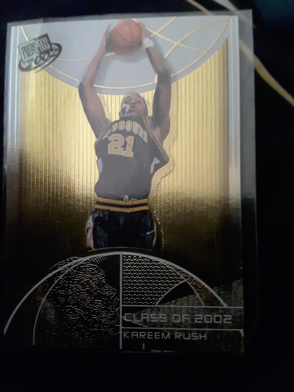 Kareem Rush #CL7 Basketball Cards 2002 Press Pass Class of 2002