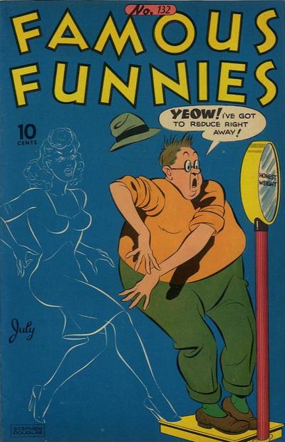 Famous Funnies #132 (1945) Comic Books Famous Funnies