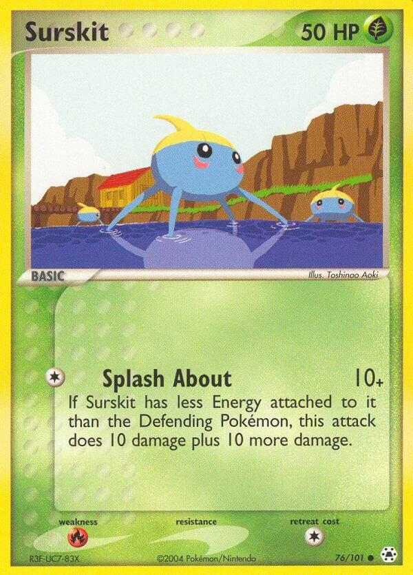 Surskit #76 Pokemon Hidden Legends