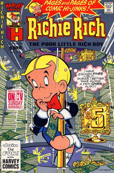 Richie Rich #248 (1990) Comic Books Richie Rich