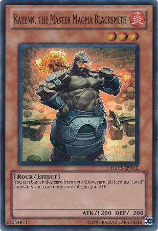Kayenn, the Master Magma Blacksmith HA05-EN012 YuGiOh Hidden Arsenal 5: Steelswarm Invasion