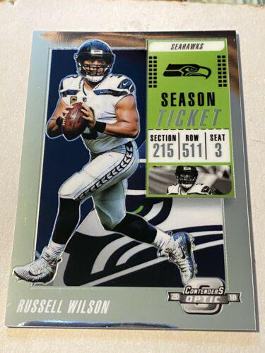 Russell Wilson #10 Football Cards 2018 Panini Contenders Optic