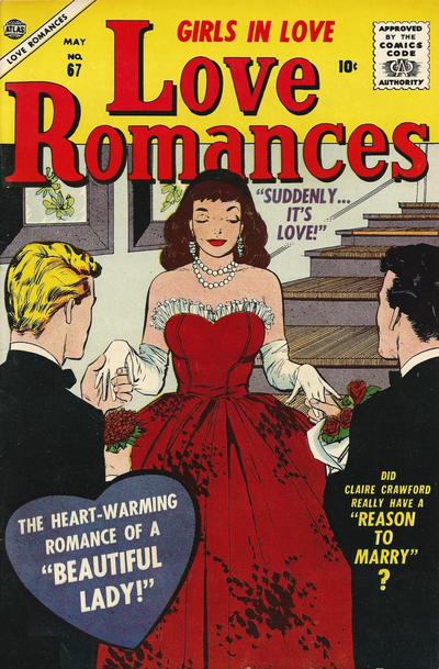 Love Romances #67 (1957) Comic Books Love Romances