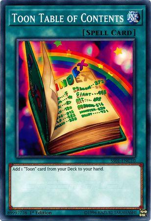 Toon Table of Contents SS01-ENC10 Cover Art