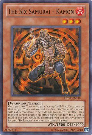 The Six Samurai - Kamon LCGX-EN228 YuGiOh Legendary Collection 2: The Duel Academy Years Mega Pack