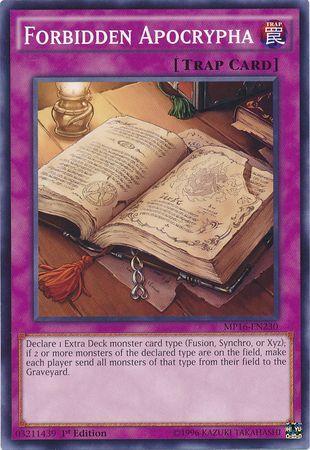 Forbidden Apocrypha MP16-EN230 YuGiOh 2016 Mega-Tin Mega Pack