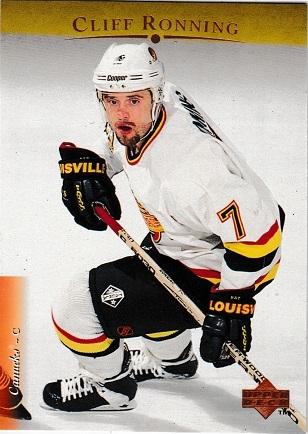 Cliff Ronning #102 Hockey Cards 1995 Upper Deck