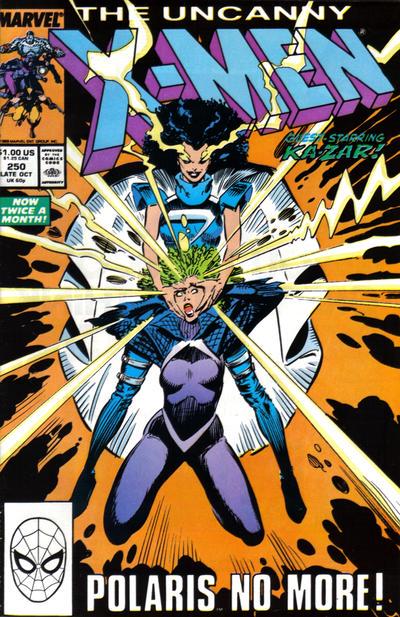 Uncanny X-Men #250 (1989) Comic Books Uncanny X-Men