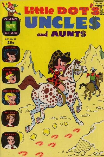 Little Dot's Uncles and Aunts #39 (1971) Comic Books Little Dot's Uncles and Aunts