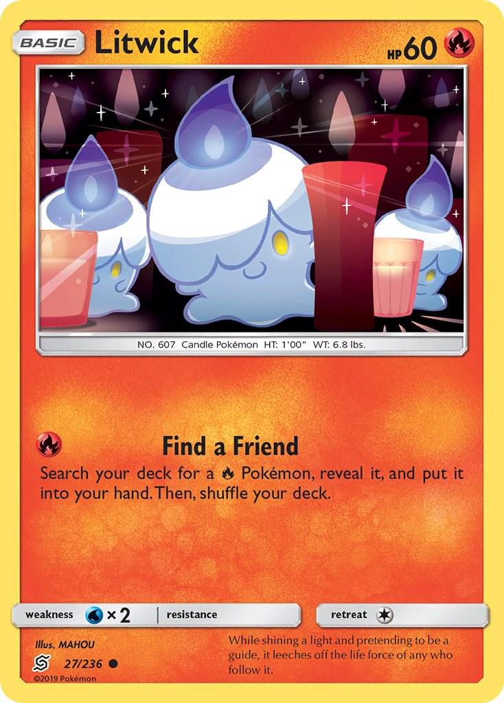 Litwick #27 Pokemon Unified Minds