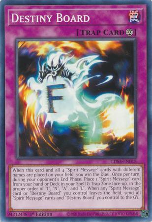 Destiny Board LDS3-EN018 YuGiOh Legendary Duelists: Season 3