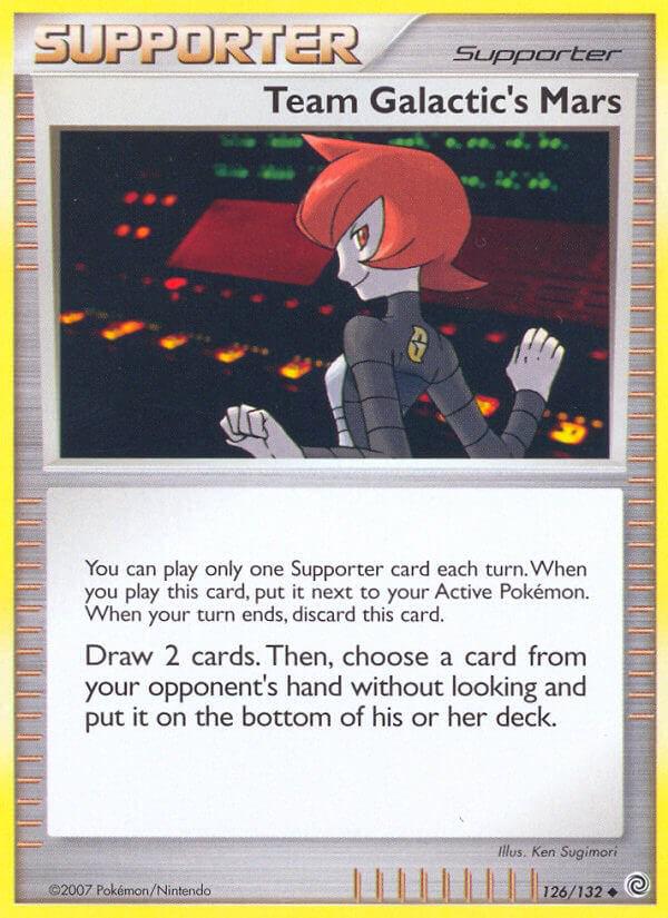 Team Galactic's Mars #126 Pokemon Secret Wonders