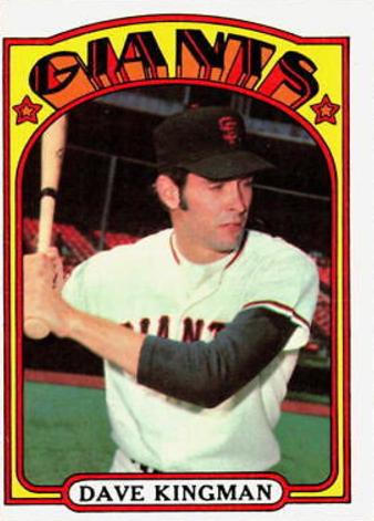 Dave Kingman #147 Baseball Cards 1972 Topps