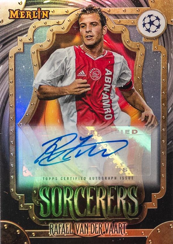 Rafael van der Vaart #SA-RV Soccer Cards 2023 Topps Merlin UEFA Sorcerers Autograph