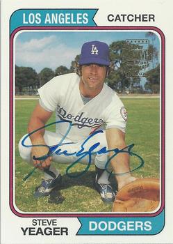 Steve Yeager #FFA-SY 2003 Topps All Time Fan Favorites Archives Autograph Baseball