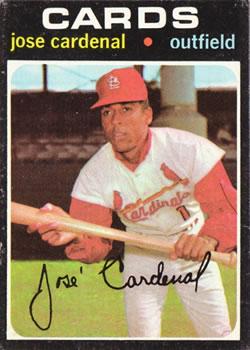 Jose Cardenal #435 1971 Topps Baseball