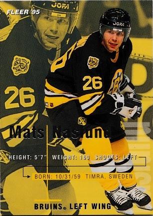 Mats Naslund #14 Hockey Cards 1994 Fleer