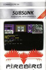 Subsunk Adventure Commodore 64 Prices