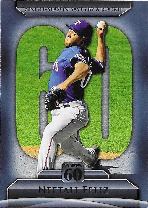 Neftali Feliz #T60-23 Baseball Cards 2011 Topps 60